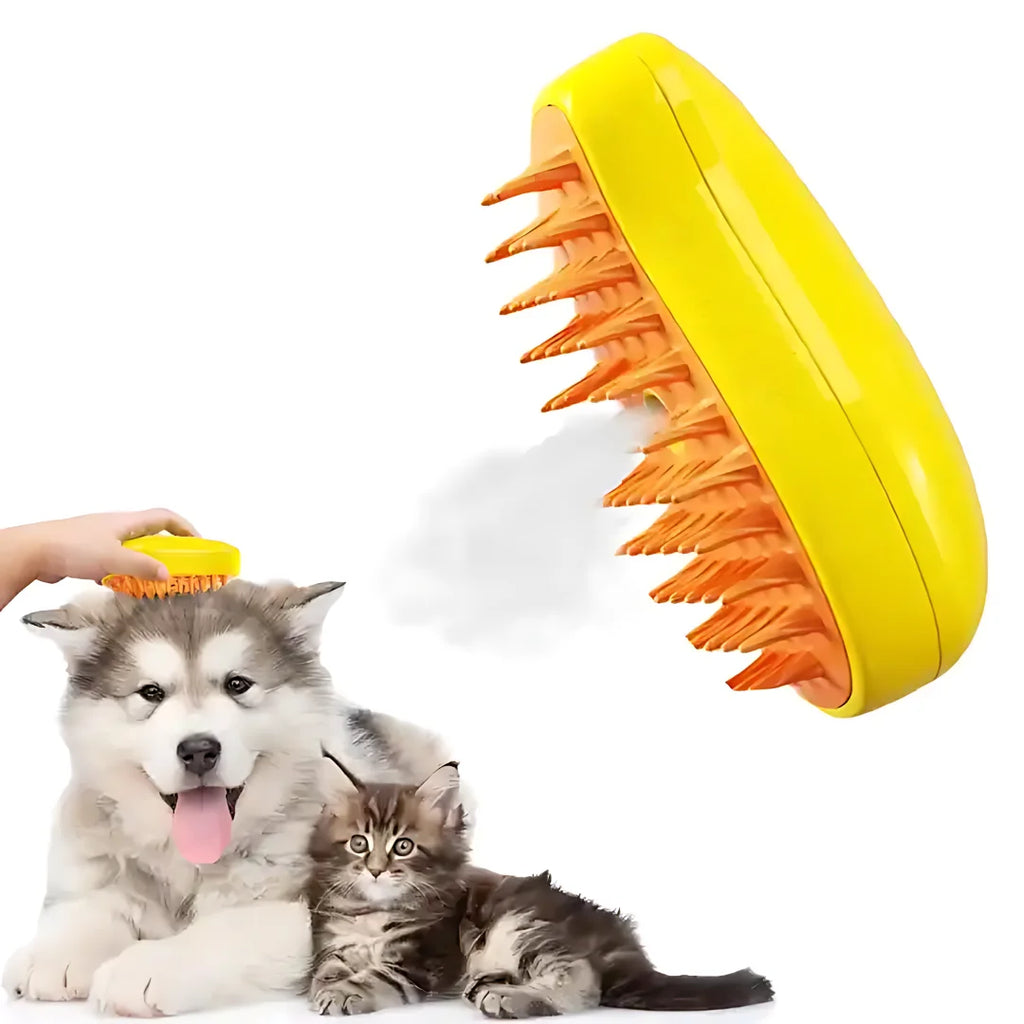 PurrfectGlow SteamCare Cat Brush